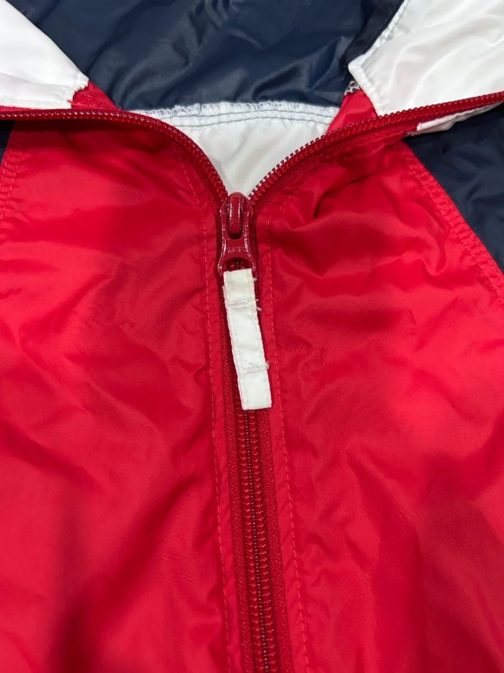 Columbia Windbreaker Rain Jacket Americana Red/White/Blue -POINT PARK SIZE-SMALL